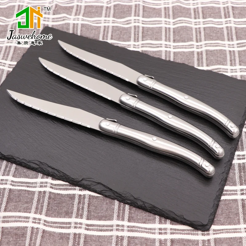 Jaswehome 6 шт. Набор ножей для стейка из нержавеющей стали столовый нож laguiole набор ножей из нержавеющей стали