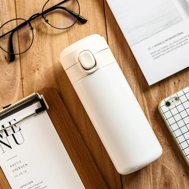 Модная Изолированная чашка 420 мл из нержавеющей стали термос для кофе чая кружка