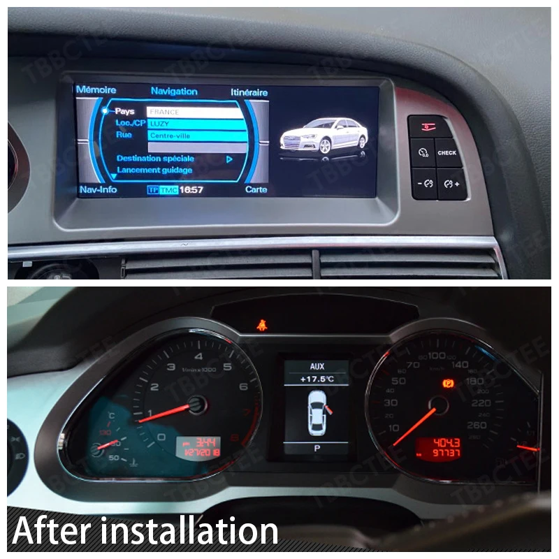 Android 10 Wireless CarPlay 6GB 64GB For Audi A6 C6 4f 2005~2011 MMI 2G 3G Car Multimedia Player GPS Navi Stereo WiFi BT