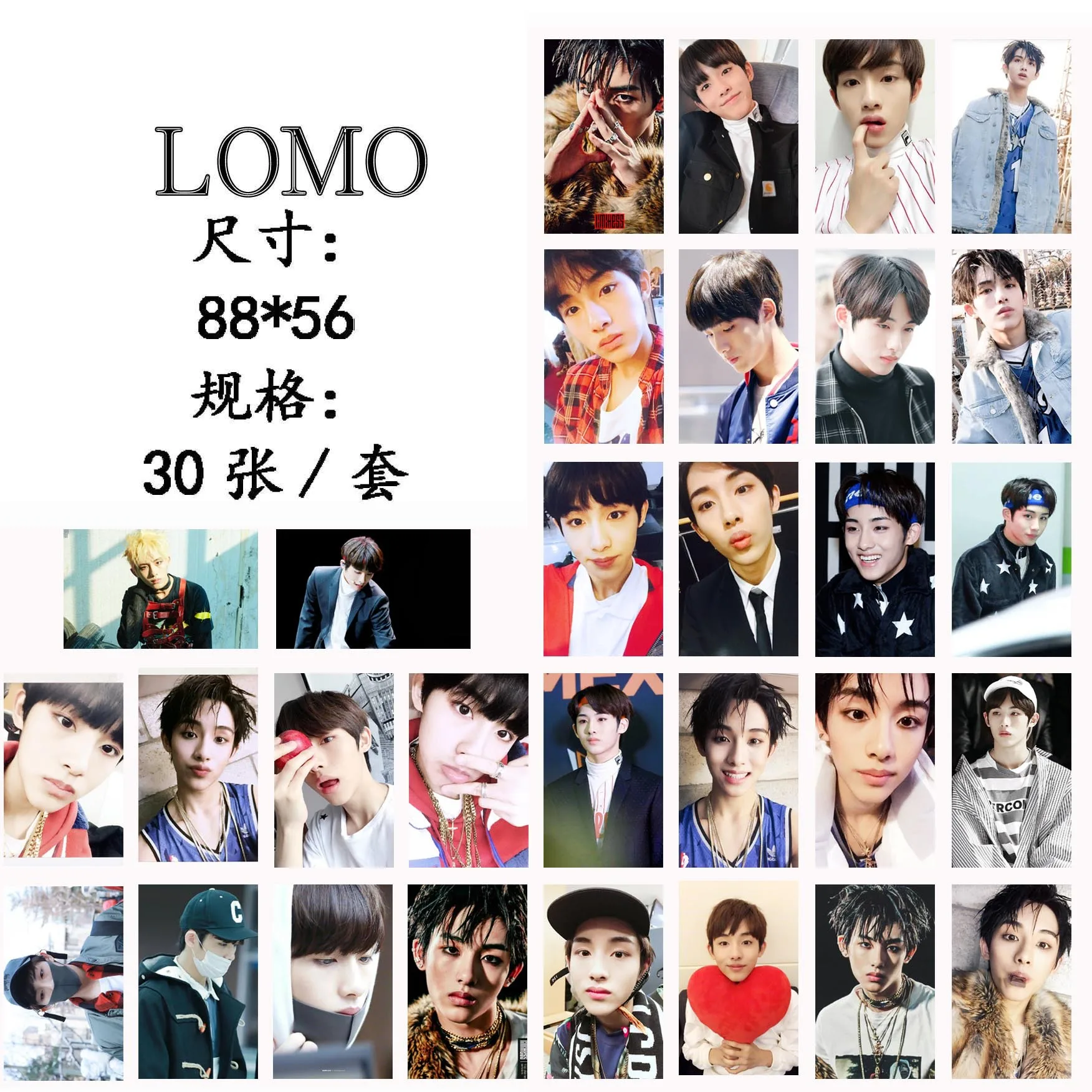 30 шт./компл. k-pop NCT 127 WINWIN Фотокарта хорошего качества K-pop NCT127 одиночные HD Lomo карты NCT мечта Мода Новое поступление
