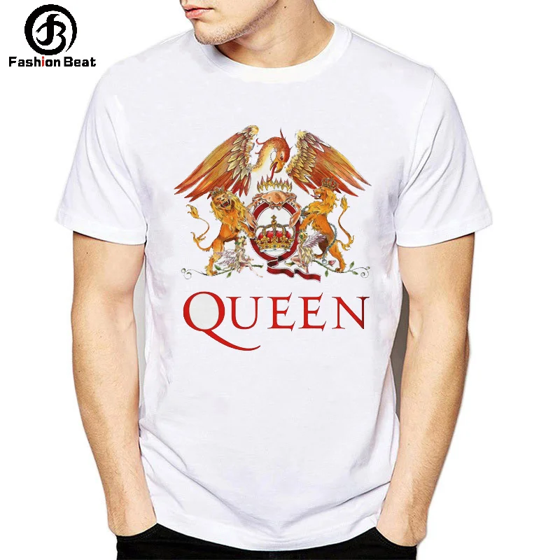 

Queen ROCK BAND T Shirt Freddie Mercury Phoenix Lion Animal T-shirt Music Champion Tshirt New Autumn Clothes Plus Size Modal Tee