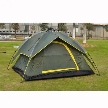 

Outdoor Camping Tent Double Layer Waterproof Waterproof Hiking Fishing Hunting Trekking Automatic Tent for 3-4 person