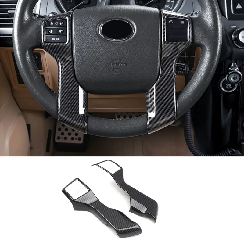

for Toyota 4Runner 4WD TRD Pro 10-13 / Tacoma 11-13 Carbon Car-Styling Interior Accessories Steering Wheel Button Cover Trim
