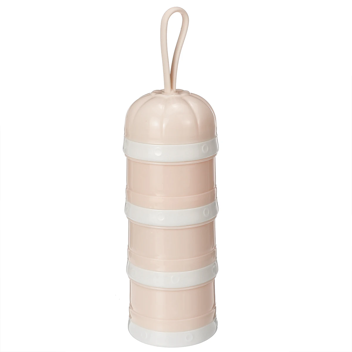 Pink Pumpki 3 слоя мультфильм портативный контейнер для детского питания коробка Эфирные зерновые мультфильм Бутылочки для присыпки дети формула контейнер для молока - Цвет: Pink Pumpki