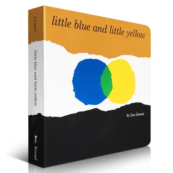 

Little Blue and Little Yellow By Leo Lionni Learning Usa English Reading Cardboardbooks for Kids Educational Toys for Children
