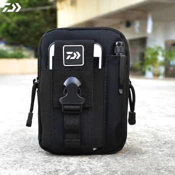 

Daiwa 2019 Canvas Fishing Bag Multifunctional Fishing Tool Storage Bag Outdoor Sports Case Carrier Storage Fishing Waist Pack