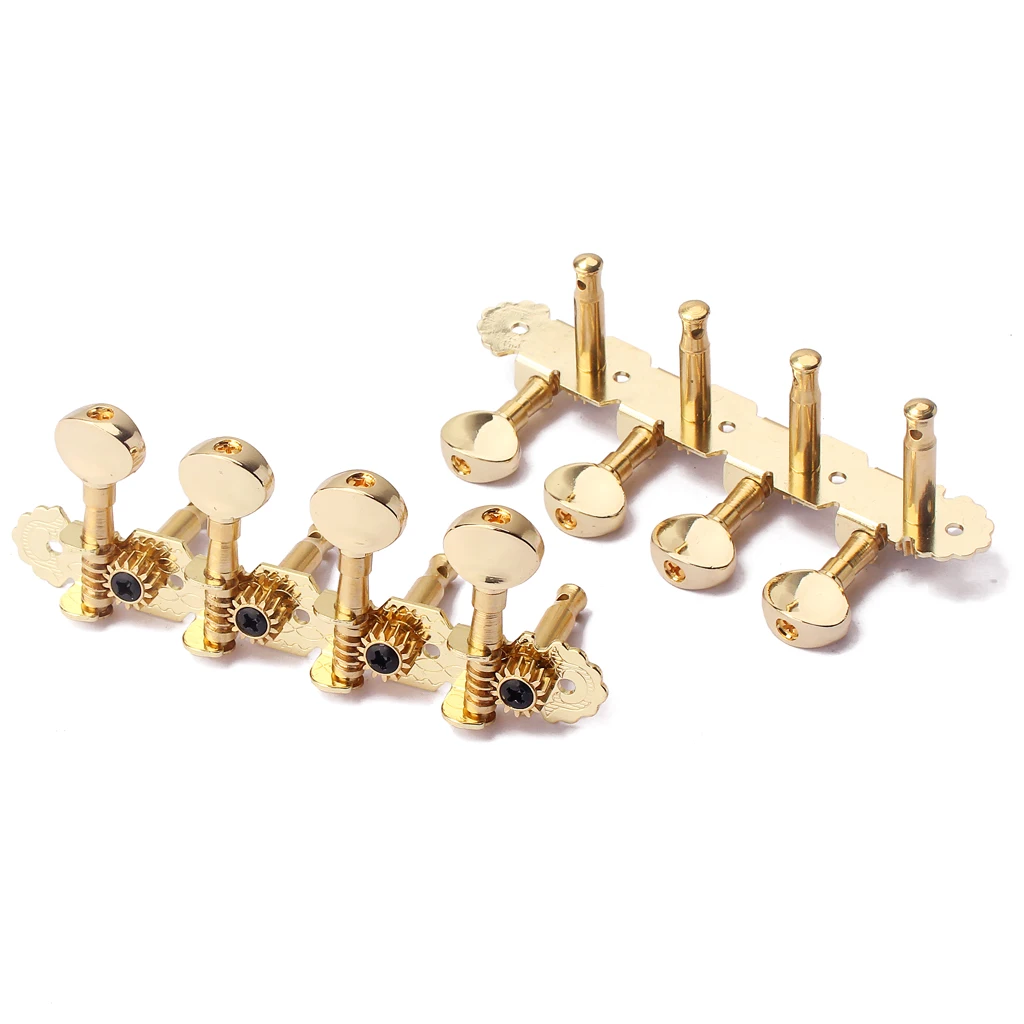 2pcs Mandolin Guitar Tuners Tuning Pegs 4R 4L Machine Heads 117 X 42 X 38mm