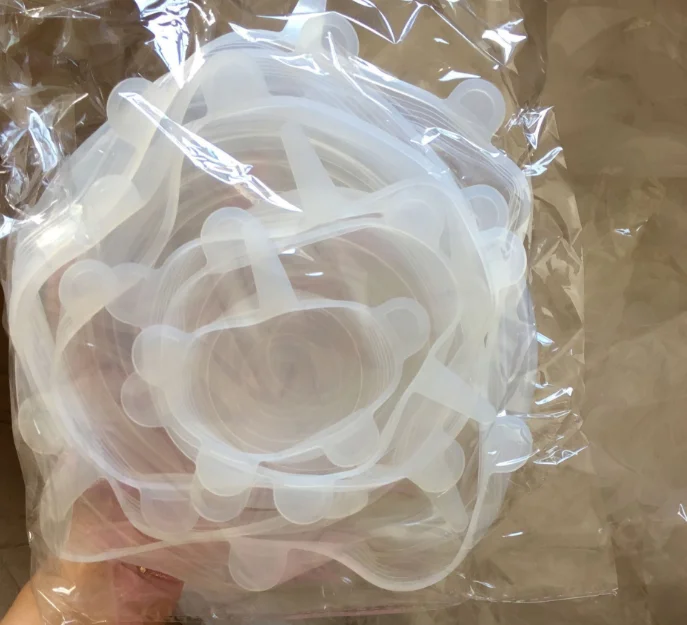 Силиконовый материал BPA бесплатно и Многоразовые продукты могут быть использованы в микроволновой печи или холодильниках свежий Хранитель крышка термостойкие