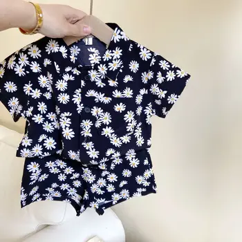 

Summer Boys' Shirt Children's Top Short Sleeve shirt Boys' And Girls' Matching Shorts Toddler Boy Shirts