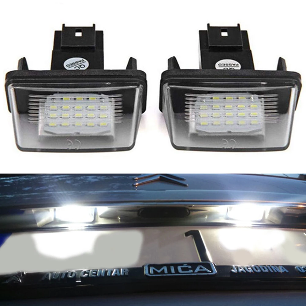 Для Peugeot 206 207 306 307 208 406 Partner Toyota Camry Yaris Verso Ractis Corolla Citroen C3 II C4 подсветка номерного