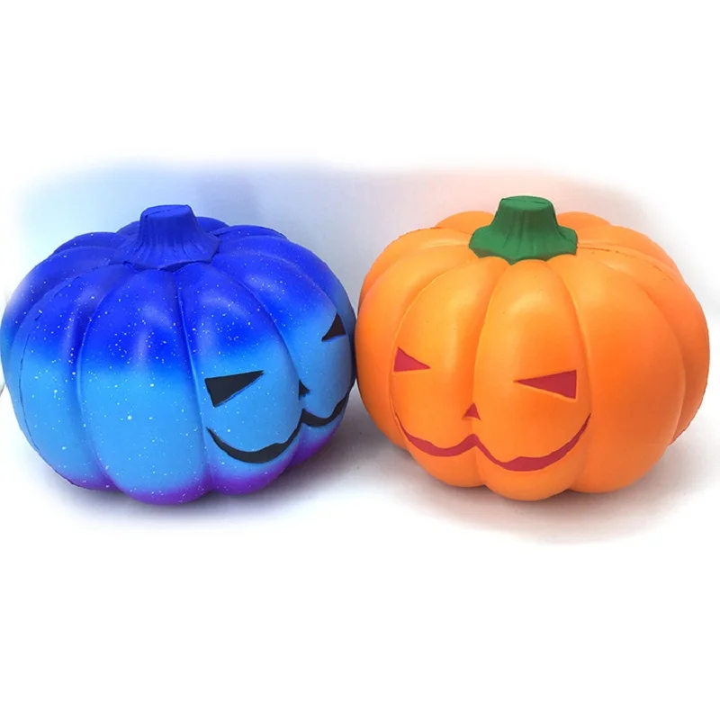 Big Squishy Halloween Galaxy Pumpkin Squishy Slow Rising Squeeze Toys PU Scented Soft Stress Relief Press Plaything (12)