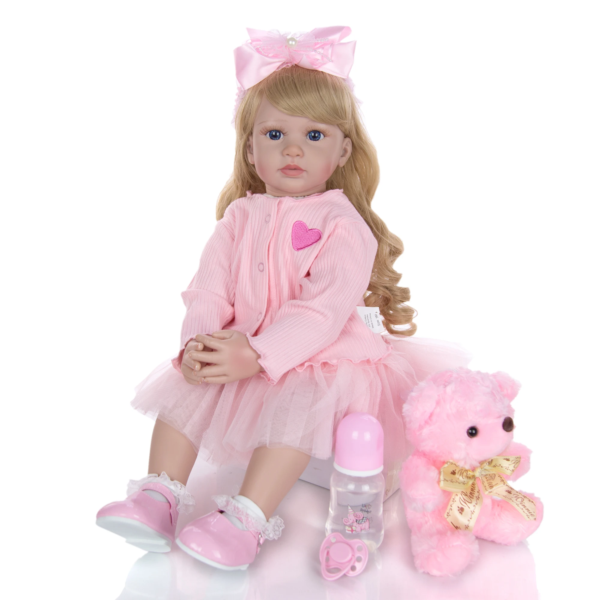 Мода KEIUMI Reborn Baby Dolls 60 см Силиконовые мягкие виниловые Близнецы настоящая принцесса кукла новорожденного для девочек Boneca игрушки для детей Рождественский подарок