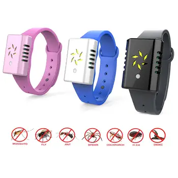 

Hot Sale USB Charging Ultrasonic Mosquito Pest Repellent Waterproof Outdoor Bracelet