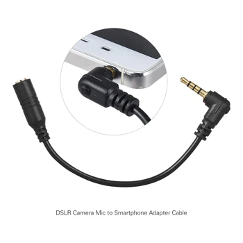 

3.5mm 3 Pole TRS Female to 4 Pole TRRS Male 90 Degree Right Angled Microphone Adapter Cable Audio Stereo Mic Converter for phone