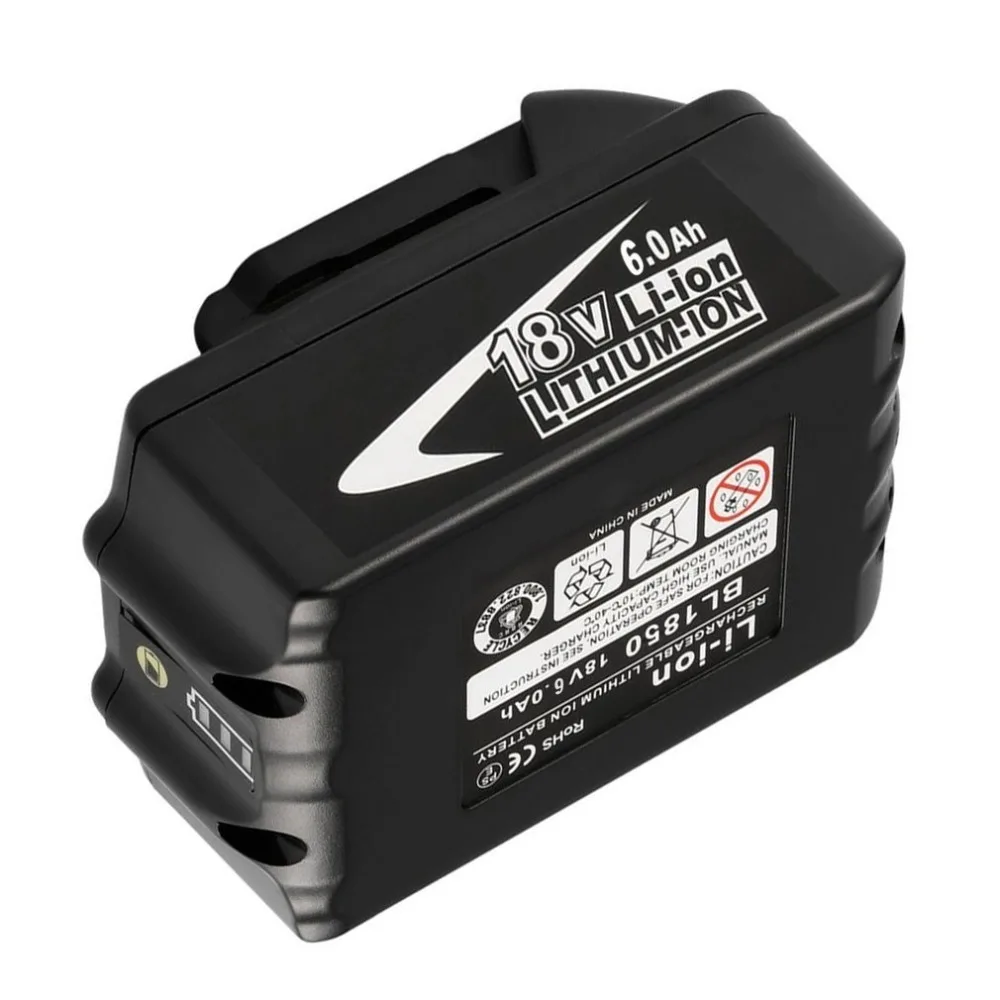 Портативный для MAKITA Батарея 18V 6AH 6000 мА/ч, Перезаряжаемые Li-Ion Батарея Замена Мощность инструмент Батарея для MAKITA BL1860 BL1850