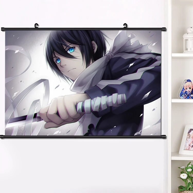 Аниме Noragami YABOKU Iki Hiyori Yukine Норы из прокрутки плакат манга настенные подвесные