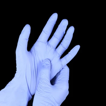 

50Pcs Purple Disposable Mechanic Nitrile Gloves Beauty Latex Powder Free Hands Protecting S/M/LSize