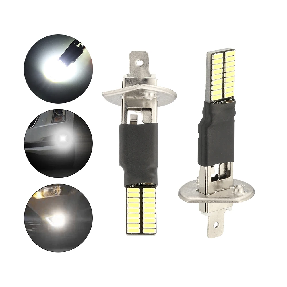 1 шт. 12-24 В 4014 36SMD H1 H3 Canbus Светодиодная Лампочка 12 в 6000K Автомобильные