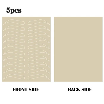 

Newest No Ink Needed Microblading Supplies Eyebrow Practice Latex Skin Permanent Makeup Eyebrow Tattoo Training Skin White Line