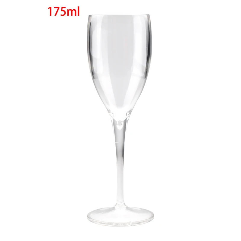 175ml Wine Party White Champagne Coupes Cocktail Glass Champagne Flutes Wine Cup Goblet Plating Plastic Beer Glass Whiskey Cups images - 6