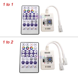 28keys 2048 Pixels LED SPI Controller Addressable Magic Home Remote Wifi Voice dimmer For WS2811 SK6812 WS2812B LED Strip