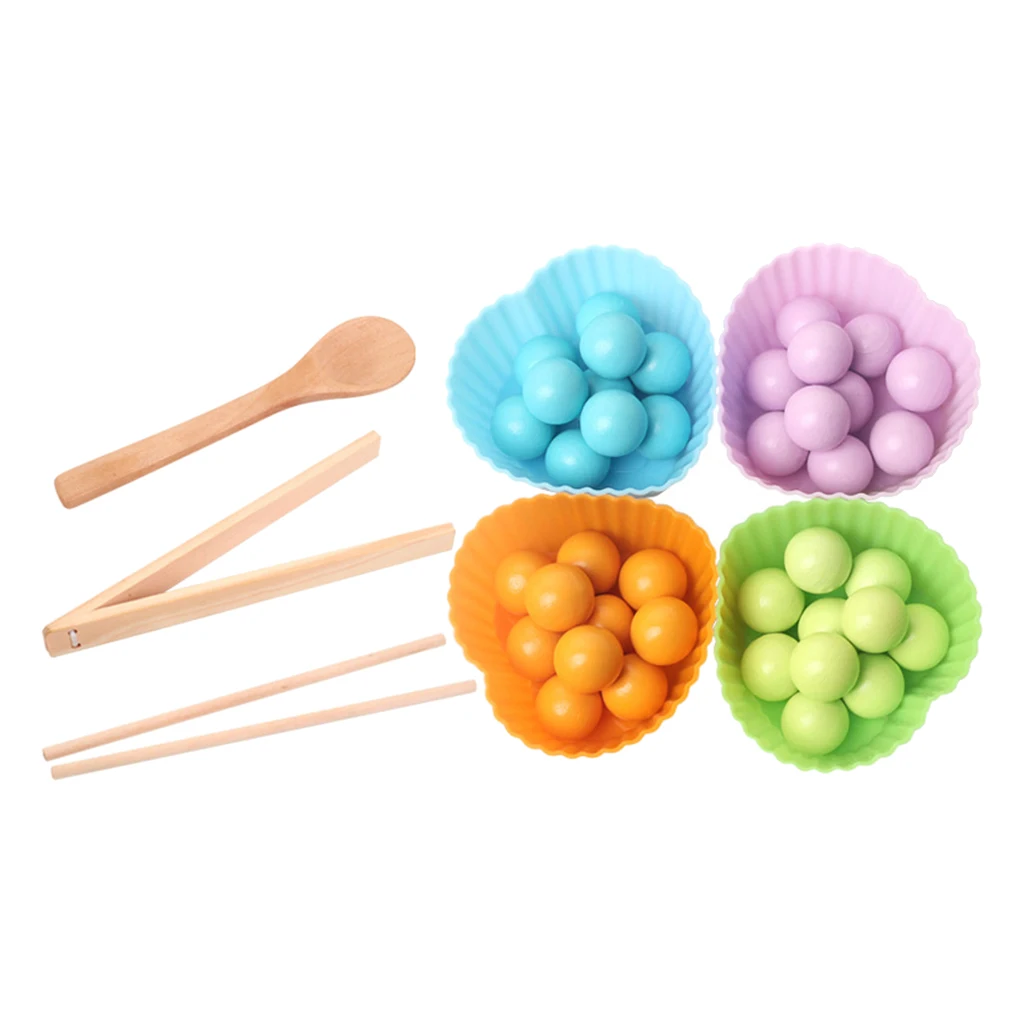 Kids Focus Practice Chopstick Spoon Training Math Start Learning Toys Gift