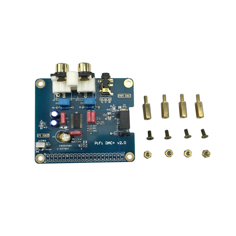 Raspberry Pi 4 Модель B PiFi DAC+ V2.0 звуковая карта IPS интерфейс аналоговый GPIO аудио Плата | акриловый чехол для Raspberry Pi 4
