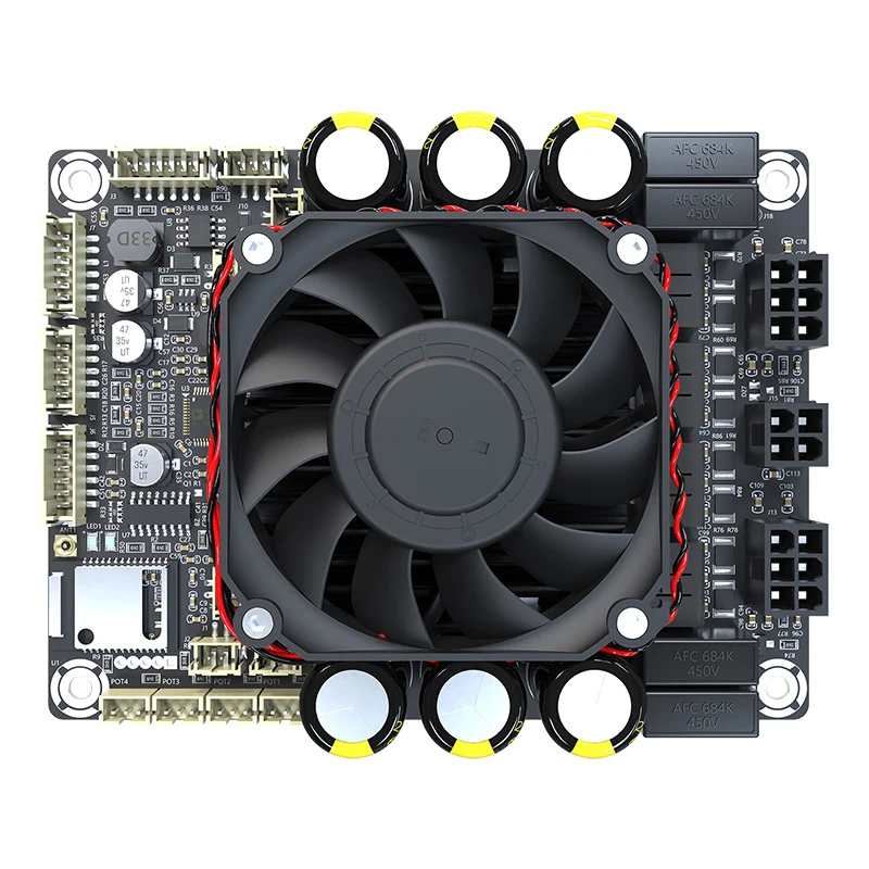Плата усилителя звука Class D 4x100 Вт w ADAU1701 DSP и Bluetooth версии 4 0 для аудио системы 2 1/-JAB5 |