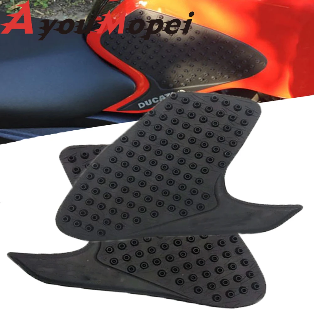 Per Ducati Monster 696 795 796 1100 1100S Protector Antiscivolo Tank Pad Sticker Gas Knee Grip Traction Side 3M Decal