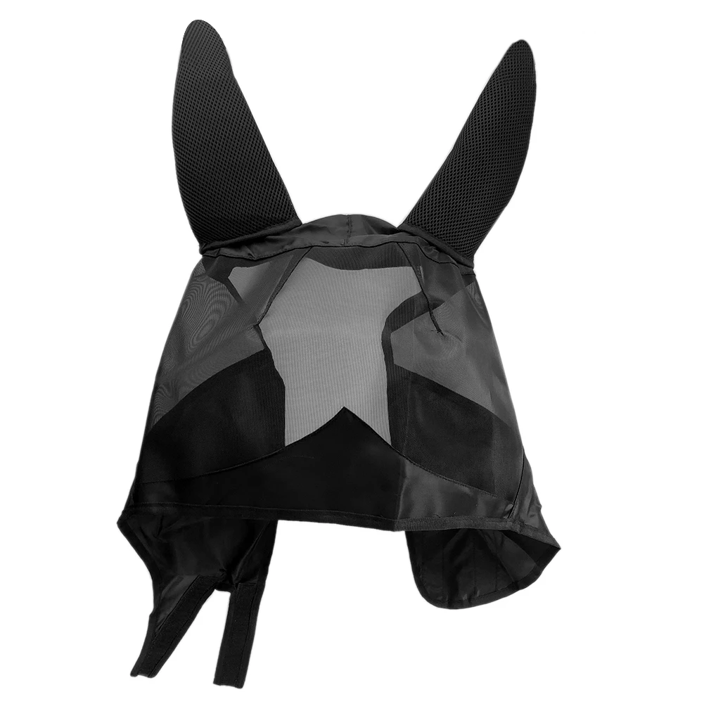 Прочная Летающая маска, противомоскитная сетка, аксессуары, лошадь, летняя броня, покрытие для ушей, практичные принадлежности для домашних животных, защита от ультрафиолета - Цвет: XL