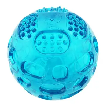 

Pet Puppy Dog Squeaky Fetch Ball Toys [Meteorites Bouncy Series] Bite Resistant Squeeze Chew Toy for Aggressive Chewers [Non-Tox