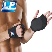 Lp750 Профессиональные Перчатки для фитнеса, противоскользящие гантели, полпальца, для занятий спортом, для мужчин и женщин, для тренажерного зала