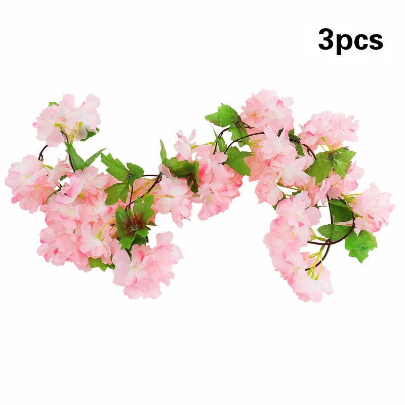 3条粉色樱花
