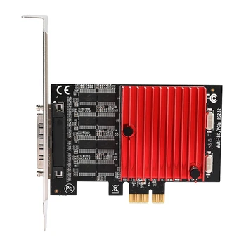 

Expansion Card PCIE to 8-Port RS232 Serial High Speed Transmission Desktop Multi-User COM