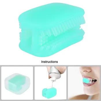 

2019 healthoralcaretoothpastekit Silicone Lazy Toothbrush All-Round Chewing Automatic Toothbrush Cleaning 2Pcs 917