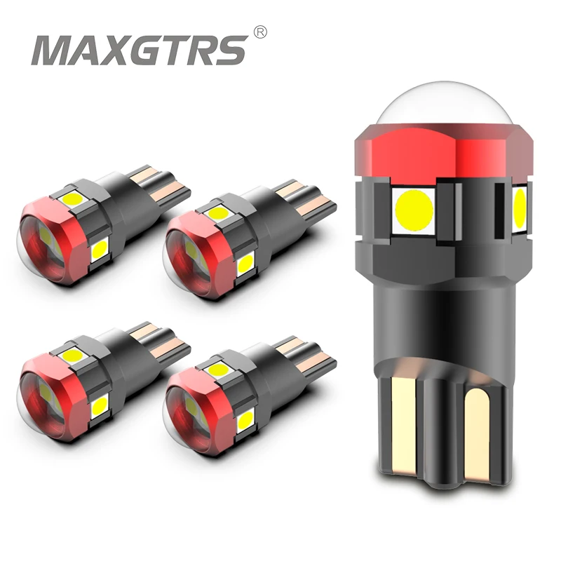 5x W5W 3030 SMD Автомобильные светодиодсветодиодный лампы T10 194 168 замена клиновидного
