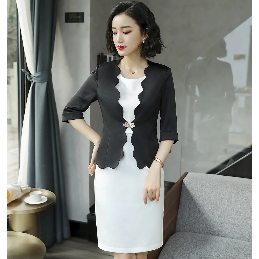 

2018 Spring And Autumn New Style Fashion Elegant Slim Fit Small Suit WOMEN'S Coat One-Button Wave Casual Blazer