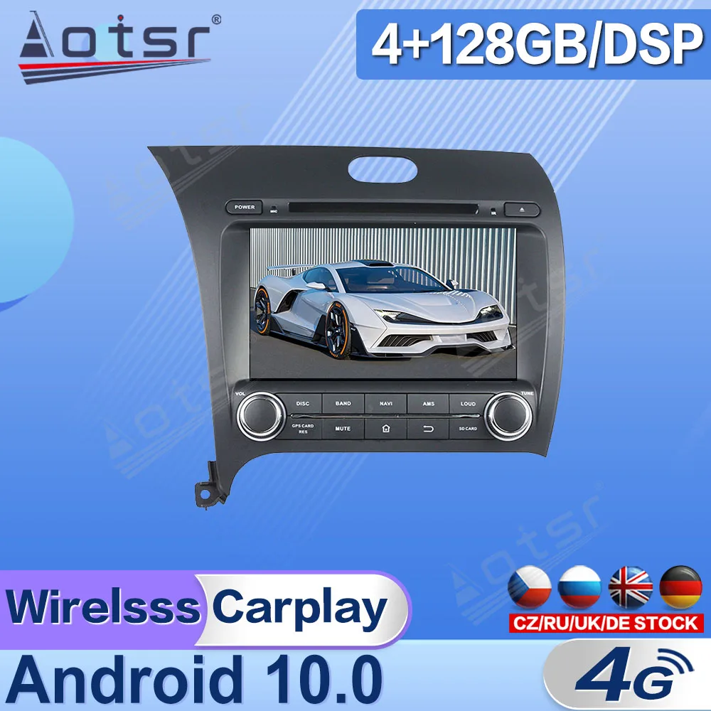 

Android 10.0 For KIA K3 2012 2013 - 2018 Car Radio Multimedia Video Player Navigation GPS 2 Din Stereo Receiver Head Unit DSP