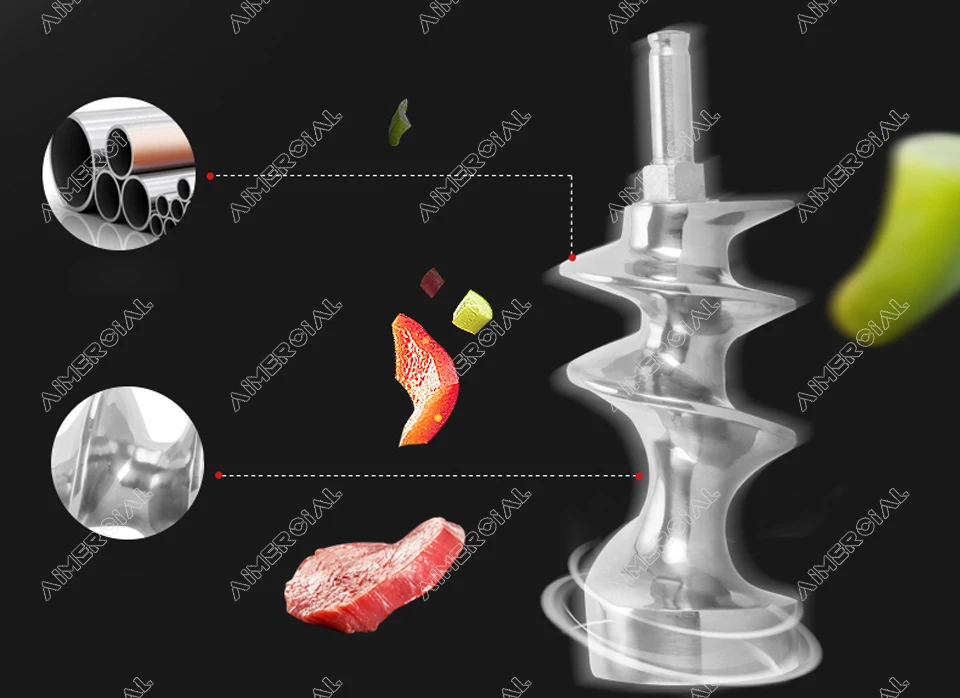 CG55GH/CG22DM Электрическая Мясорубка/Вращательный прибор для натирания сыра машина из нержавеющей стали колбаса шприц Мясорубка сверхмощный