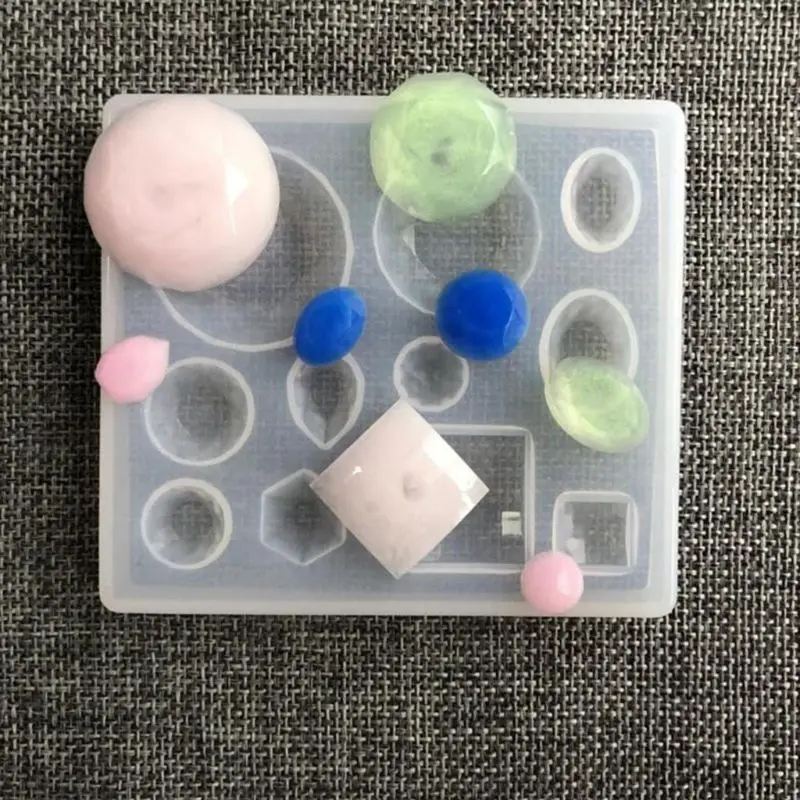 

Crystal Epoxy Resin Mold Geometric Irregular Earrings Water Drops Square Pendant Casting Mould DIY Crafts Jewelry Making Tools