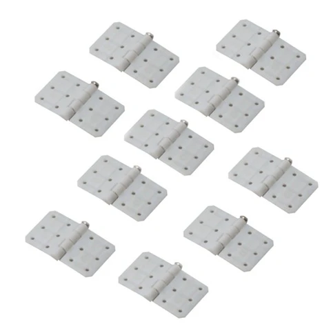 10Pcs Square Hinge Plastic RC Plane Pinned Hinges 28x10mm 34x16mm For RC Airplane Aileron Servo Accessory Removable Plane Parts 10Pcs Square Hinge Plastic RC Plane Pinned Hinges 28x10mm 34x16mm For RC Airplane Aileron Servo Accessory Removable Plane Parts
