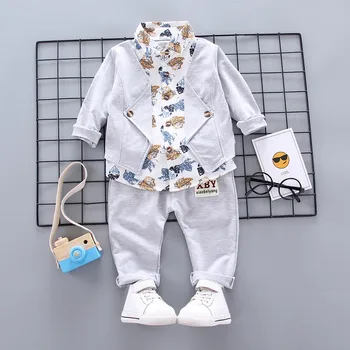 

Kid Baby Boy Gentry 18 Month Boy Clothes Set formal Party Christening Wedding Tuxedo Bow Suit Baby Easter Outfit Valentine 2020