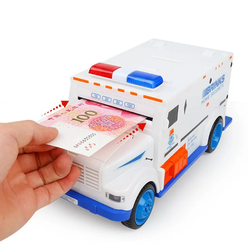 

Money Transport Car Password Piggy Bank Children'S Large Capacity Coin Music Insurance Piggy Bank Children'S Toys
