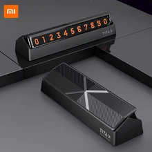 Оригинальный Автомобильный Флип-тип Xiaomi mijia Titx, табличка с номером телефона для парковки, миниатюрное украшение для автомобиля xiaomi Mi home Оригинальный Автомобильный Флип-тип Xiaomi mijia Titx, табличка с номером телефона для парковки, миниатюрное украшение для автомобиля xiaomi Mi home