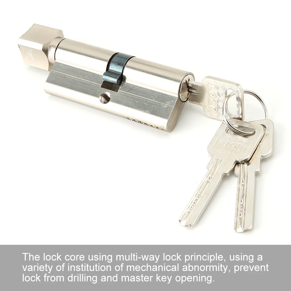 Profile Cylinder Security Lock Cylinder 3 Keys Door Lock Key NEW 