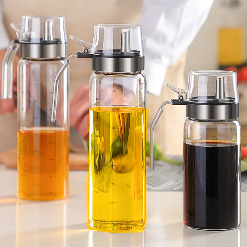 

Cooking Seasoning Bottle Dispenser Sauce Bottle Glass Storage Bottles For Spice Glass Oil Spray Vinegar Creative Kitchen Tools #