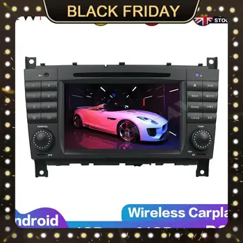 

Carplay Android 10.0 Screen Car Multimedia DVD Player For BENZ C-Class W203 2004-2007 GPS Navi Auto Radio Audio Stereo Head Unit