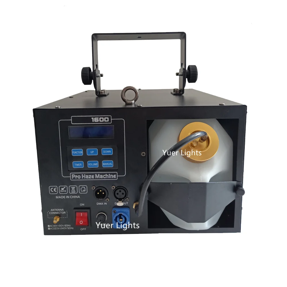 1600W Stage Mist Haze Machine DMX 512 Control Rookmachine Stage Smoke Machine Dj Equipments Fogger For Wedding Party Lighting