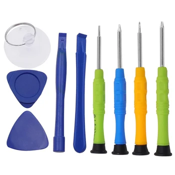 

9-piece Disassembly Tool Metal To Remove Battery Screwdriver Set Repair Combination For Iphone Samsung Android Phone