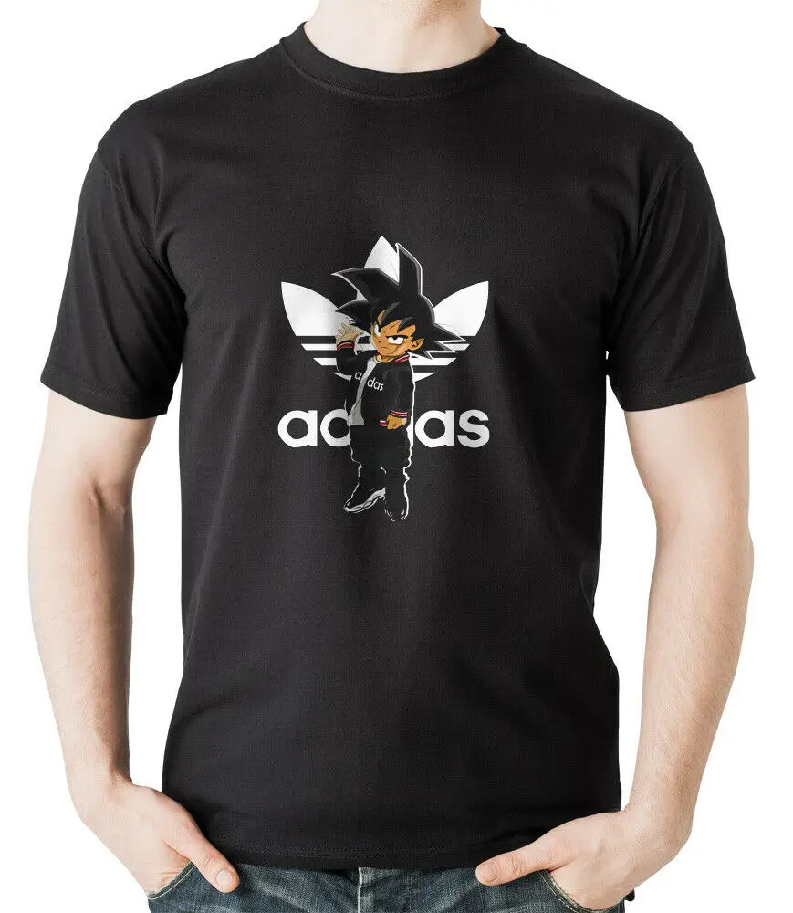 

Sayan Addidas Goku Dragon Ball DBZ Men's T-Shirt Men Women Unisex Fashion tshirt Shipping